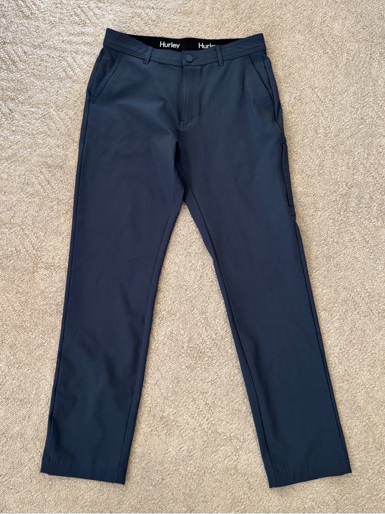 Hurley Menâs Golf Hybrid Stretch Pants Size 32 X 34